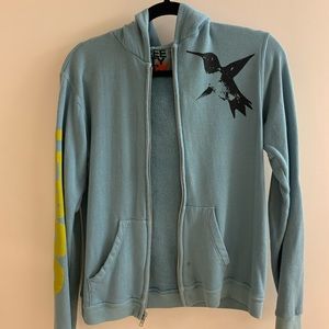 Light blue FREE CITY zip up jacket